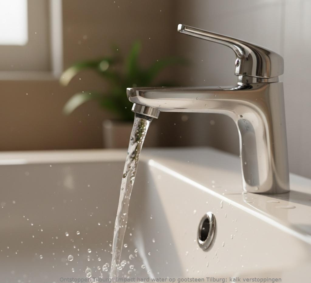 Impact hard water op gootsteen Tilburg: kalk verstoppingen