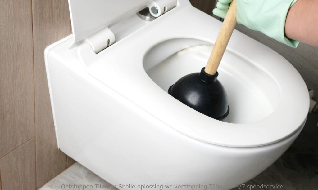 Snelle oplossing wc verstopping Tilburg, 24/7 spoedservice